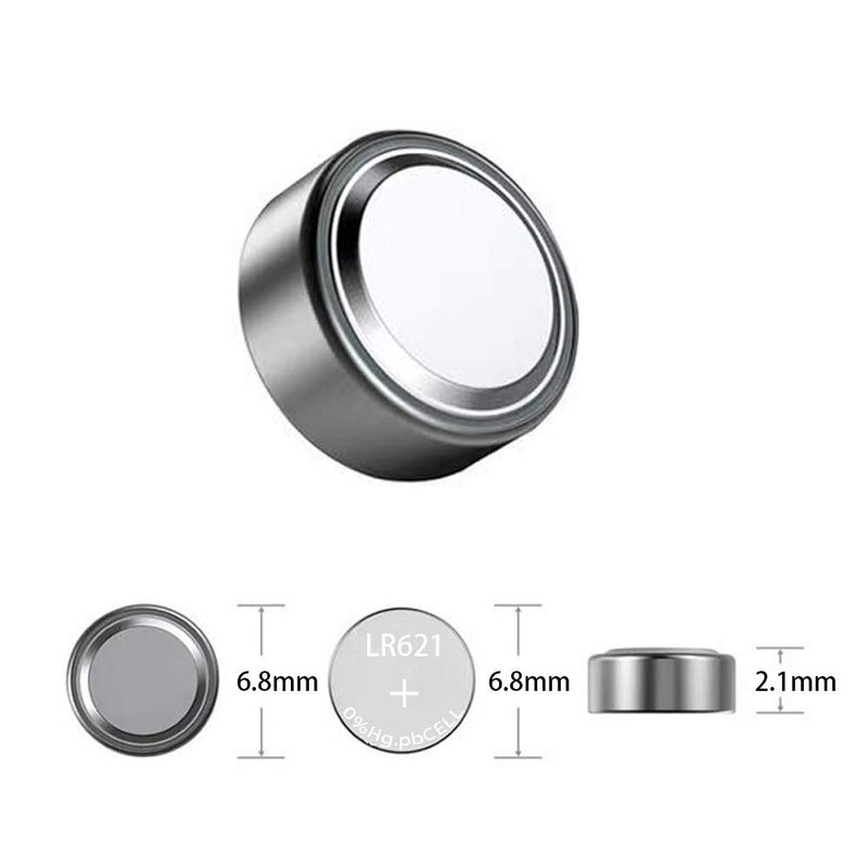 SKOANBE 10PCS LR621 AG1 SR621SW 364 LR60 164 1.5V Watch