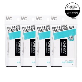 Gyasby Powder Oil Creed 70 sheets X4 Pack / 갸스비 파우더 오일크리어 페이퍼 70매 x4팩