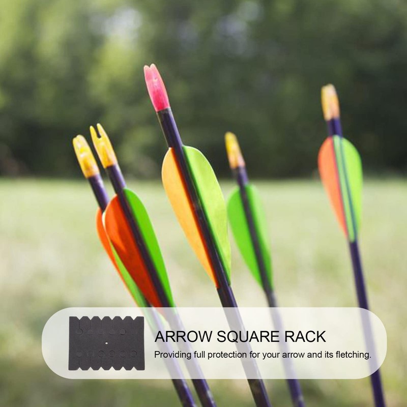 Gatuida 7Pcs Lightweight Arrow Rack Portable Shape Arrow Separator Sponge