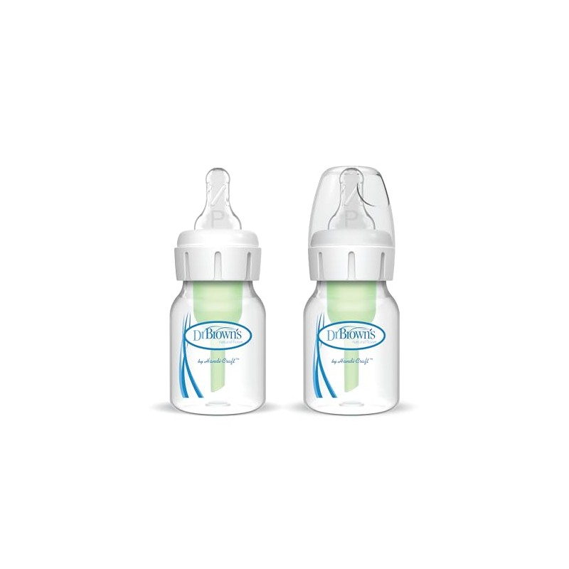 Dr. Brown's Biberón estándar 2 oz. Options+ 2-pack