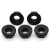 Glvaner 3/8-16 Stainless Steel Hex Flange Nuts, Hexagon Head Serrated