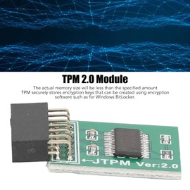 For MSI TPM 2.0 Module Strong Encryption 14 Pin LPC Interface Ecurity Board for MSI Motherboard Compatibility with Win11, Green LPC TPM Technology Data Protection