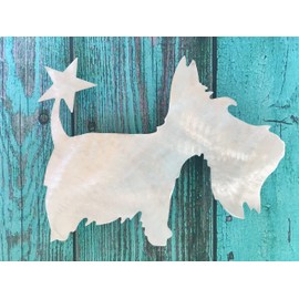 PT Hudson Alumi-Art Scottish Terrier Christmas Tree Topper with Star