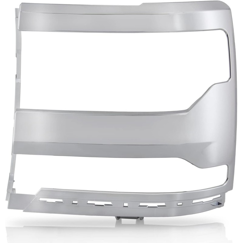 AUTOWIKI Chrome Headlights Trim Bezel for 2016-2019 Chevy Silverado 1500