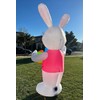 BZB Goods Jumbo 8 Foot Tall Happy Easter Inflatable Bunny