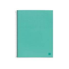 Miquelrius 46638 – Notebook 6 Polypropylene Nordic M (DIN A4: 210 x 297 mm, 120 Sheets, 90 g/m², Hatching) Color Laguna