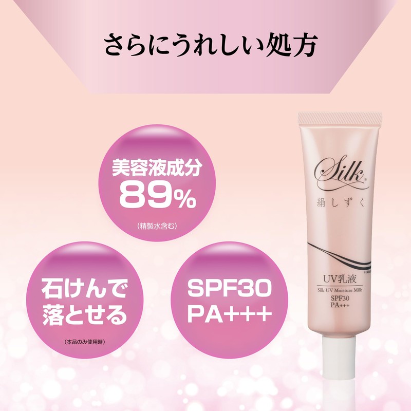 Silk Drops, UV Milky Lotion, 1.1 oz (30 g), Makeup