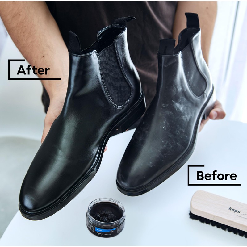 Kaps Quality Shoe Dubbin Wax, Nourishment And Waterproofing For Leather,