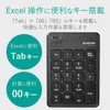 エレコム USB-A テンキー ワイヤレス(レシーバー付属) パンタグラフ 薄型 ブラック TK-TDP019BK