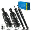 PHILTOP Front and Rear Struts Shock Absorbers 171346*2/5993*2,Automotive Replacement Shocks
