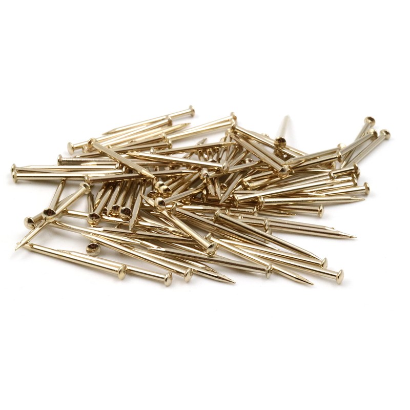 Design61 100 x Steel Pins Steel Nails Skirting Board Pins