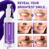 Purple Toothpaste for Teeth Whitening - Natural Purple Pigment, Neutralizes