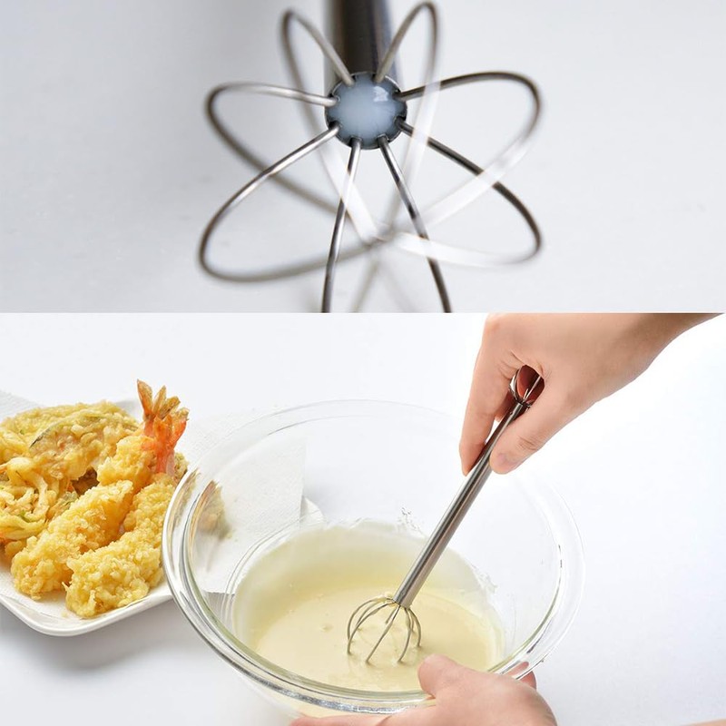 FANGCUU Miso Muddler Miso Stirring Stick Double Head Manual Whipper