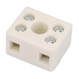 ZAWELIYO Ceramic Terminal Blocks Insulator, Anti Aging, High Temperature for Electric Wire Cable