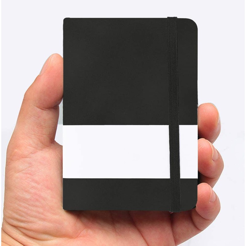 2 Pack Pocket Journal Notebook A7 Ruled Notebook Notepad PU