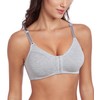 Curyon Women's Cotton Front Closure Bras Full Coverage Wirefree Everyday