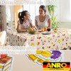 ANRO Oilcloth Tablecloth, Washable, Oilcloth, Garden Tablecloth, Outdoor, Indoor, 100