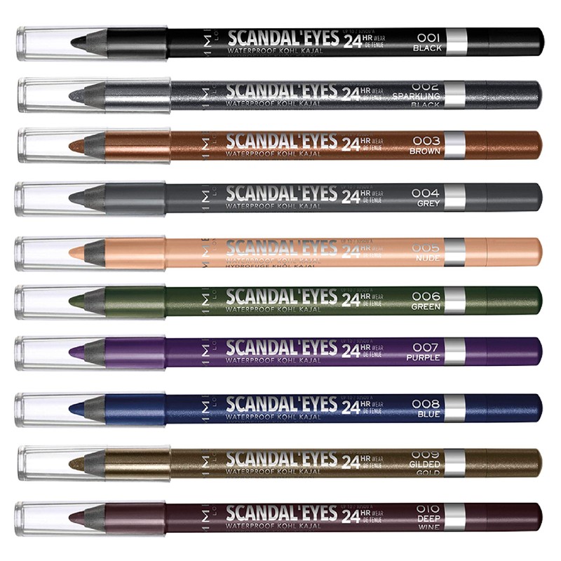 Rimmel Scandal'Eyes Waterproof Eyeliner, Brown