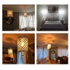 Surpars House Plug in Pendant Light Silver Crystal Chandelier with