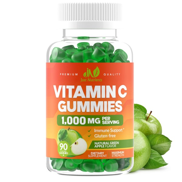 Vitamin C Gummies 1000mg for Adults & Kids - Maximum