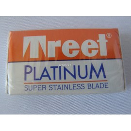 25 Treet Platinum Double Edge Razor Blades