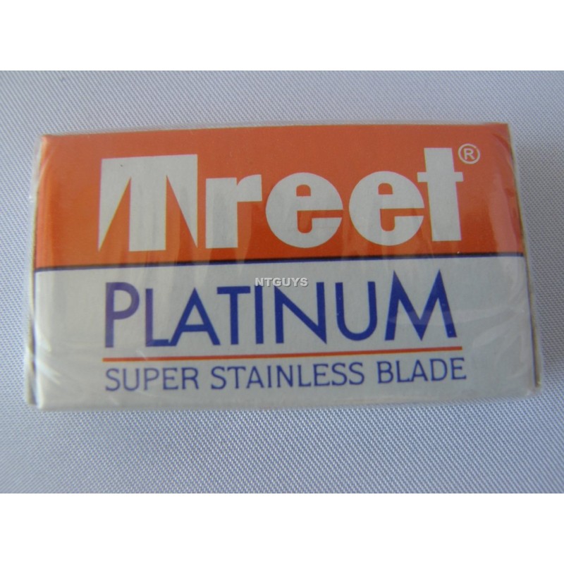 25 Treet Platinum Double Edge Razor Blades