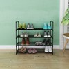 IMVELY 4-Tier Shoe Rack Organizer,16-24 Pairs Metal Shoe Rack for