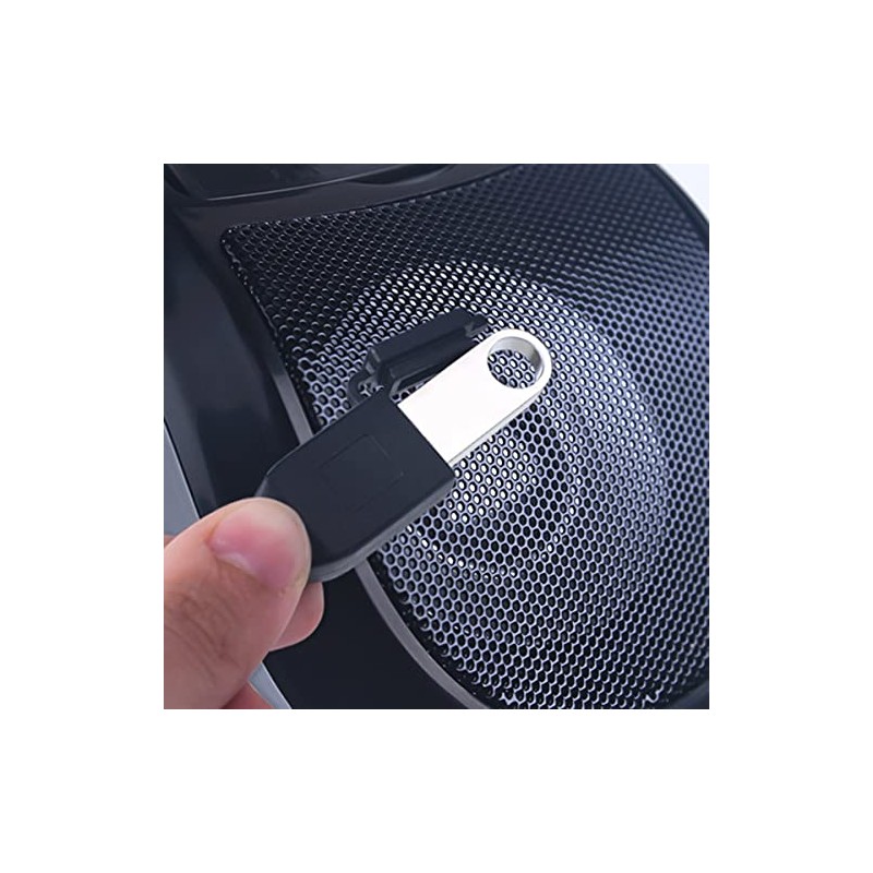 Yolispa Altavoces Bluetooth para motocicleta, un par de altavoces Bluetooth
