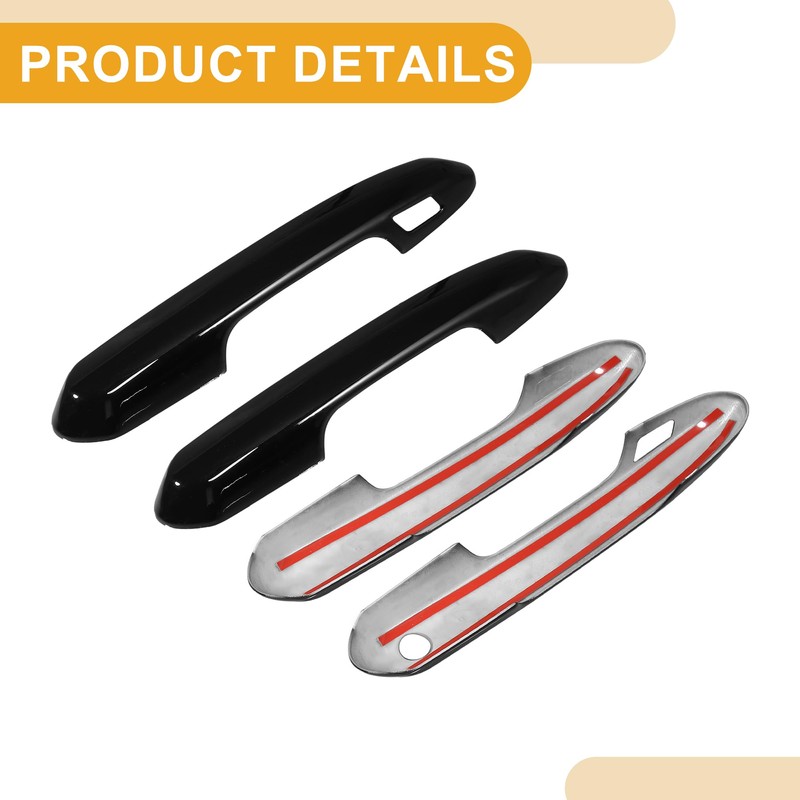 Partuto Side Door Handle Cover with Smart Keyhole - for