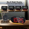 Foyucool Digital Alarm Clock for Bedroom with Nightlight, 7" Large