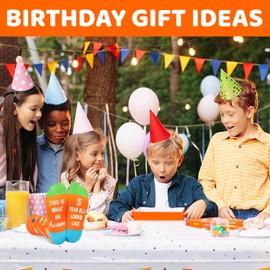Zmart 5th Birthday Gifts Ideas - Socks for Toddlers 5t, Five Year Old Gifts for Girls Boys, Presents for 5 Year Olds