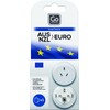 Go Travel AUS - EU Travel Adapter, White