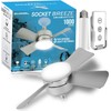 Bell+Howell Socket Breeze Cool Light Deluxe Silver – Ceiling Fans