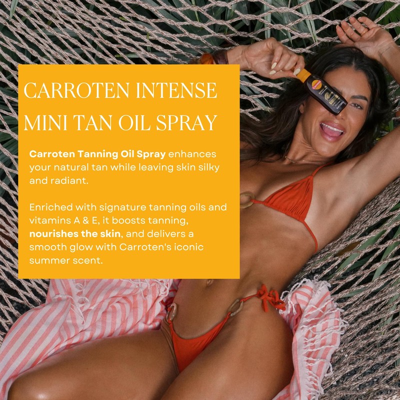 Carroten Intensive Tanning Oil SPF 0, 70 ml - Tanning