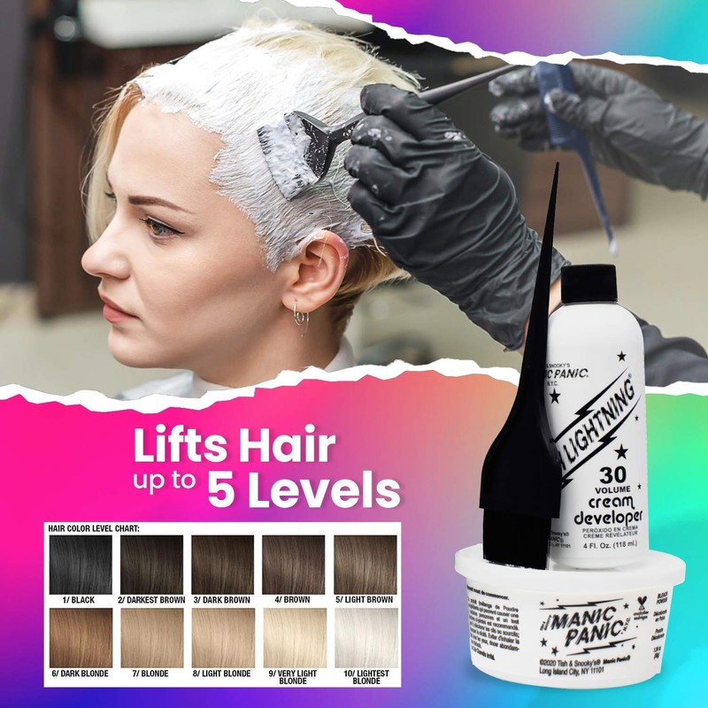 MANIC PANIC Flash Lightning Hair Bleach Kit - Bleach Powder