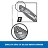 Lenox Tools Ergonomic Utility Knife, Fast Snap with Magnetic Blade
