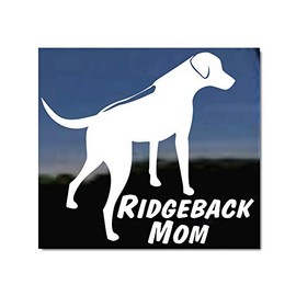 Ridgeback Mom ~ Rhodesian Ridgeback Dog Vinyl Window Decal