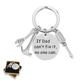 TAORAN Father’s Day Gifts, Dad Keychain from Son Daughter, Keychain Birthday Gifts for Men
