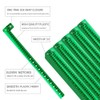 Ouchan Holographic Plastic Party Wristbands Green - 500 Pack Vinyl