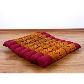 livasia Seat Cushion Chair Cushion Small - 35 x 35 x 4.5 cm - Floor Cushion Quilted Indoor/Outdoor Meditation Cushion Yoga Cushion Chair Cushion Pallet Furniture Quilted Cushion for Chair and Bench