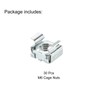 PATIKIL M6 Carbon Steel Zinc Plated Cage Nuts for Server