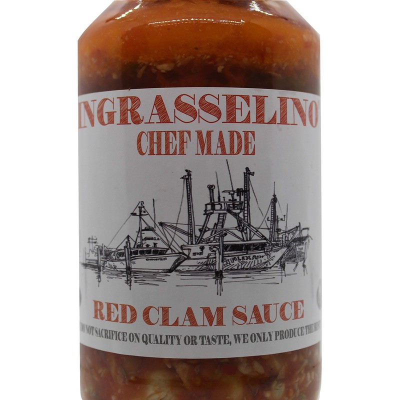INGRASSELINO Red Clam Sauce (24 oz) 3 pack