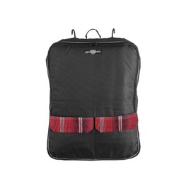 Kensington Hanging Padded Horse Harness Bag – Full Zipper, Carry Handles, 2 Front Pockets, Textilene Ventilation & 4 Adjustable Straps on The Interior Color: Merlot