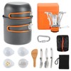 GEEKHOM Camping Cookware Set - Comes with Folding Knife &