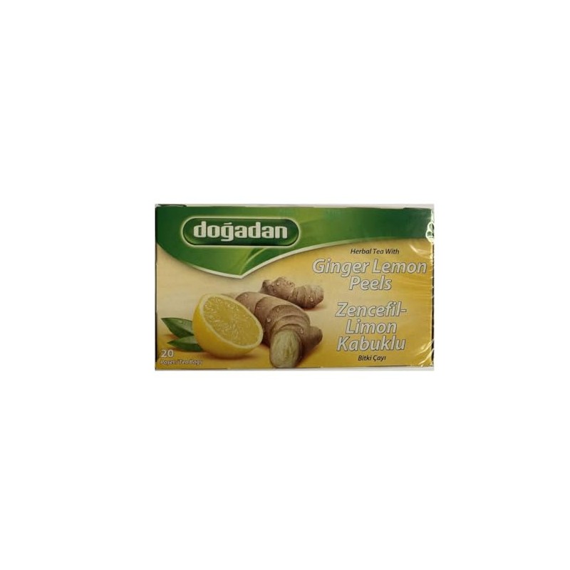 Mixed Herbal Tea with Ginger-lemon Peels 20 Teabags (Pack of