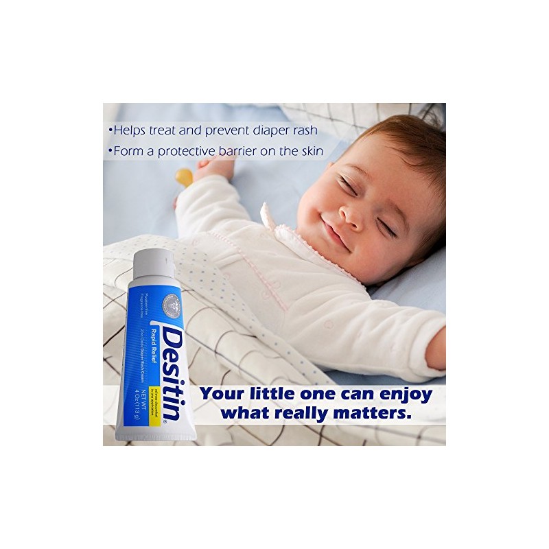 Johnson & Johnson Desitin Rapid Relief Diaper Rash Cream for