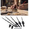 Meichoon Countersink Drill Bit Set 5 Pieces Hex Shank 3