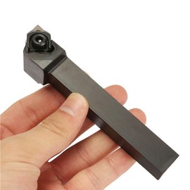 Maizoon External Lathe Tool Holder CNC Lathe Accessories WWLNR1616H08+WWLNL1616H08+10pcs 12MM Carbide Inserts+4pcs Wrench Lathe Grooving Turning Boring Bar DZ16