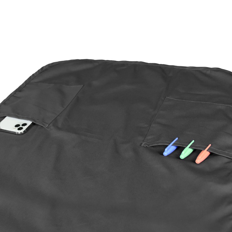 DALIX Apron Commercial Restaurant Home Bib Spun Poly Cotton Kitchen