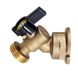 Midline Valve 69564-5 Quarter Turn Sillcock Hose Bibb 3/4 in. FIP Inlet x MHT Outlet, Cast Brass (5Pack), 3/4 3/4